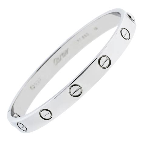 platinum love bracelet cartier|genuine cartier love bracelet.